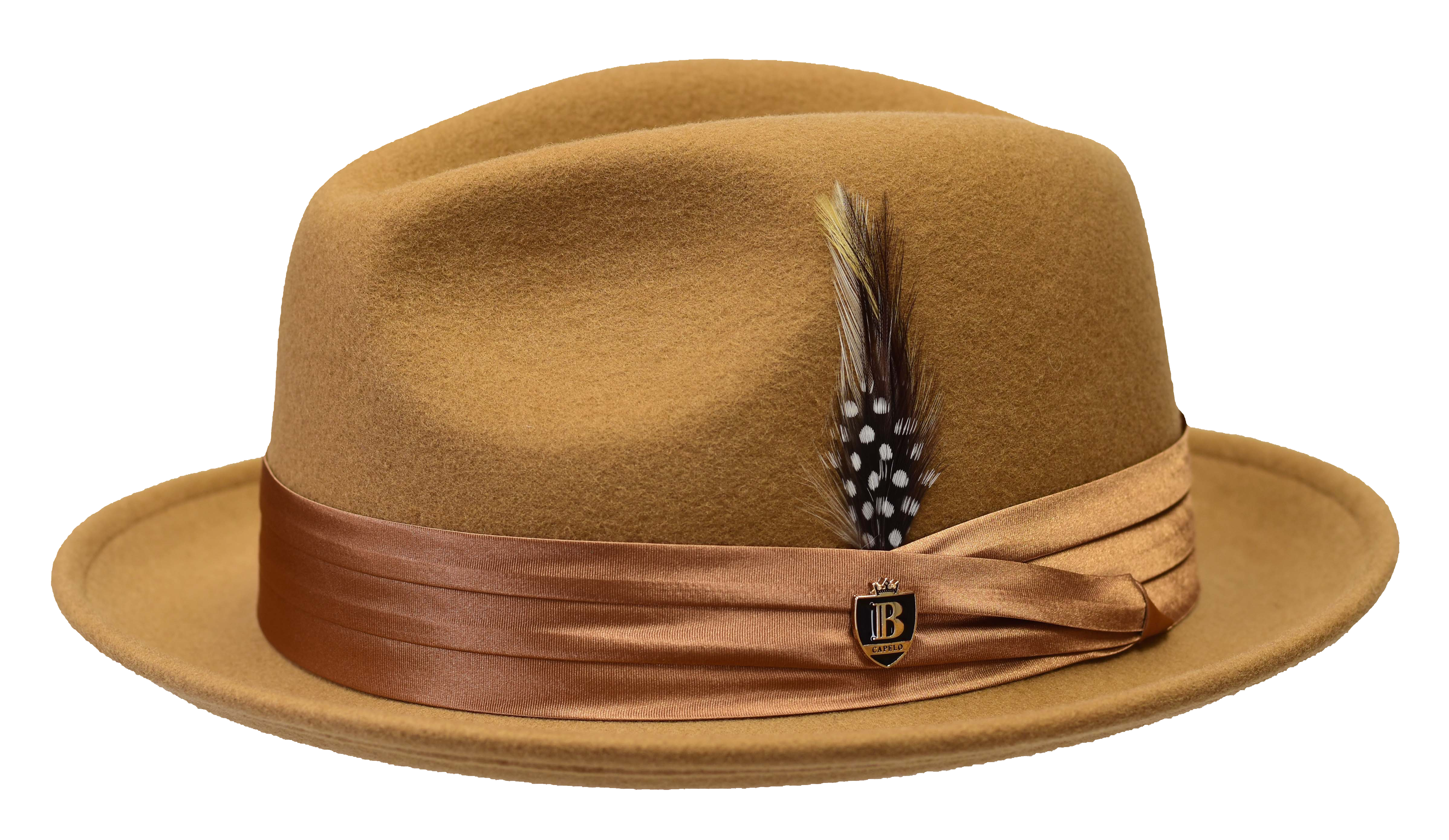 Giovani Collection Hat Bruno Capelo Walnut Brown Large 