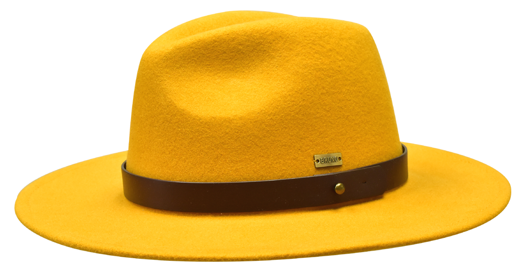 Uptown Collection Hat Bruno Capelo Mustard/Brown Large 